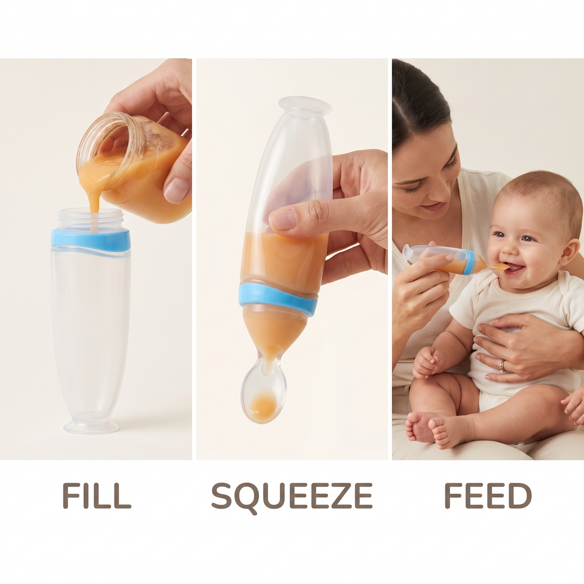 Mess-Free Feeding Spoon